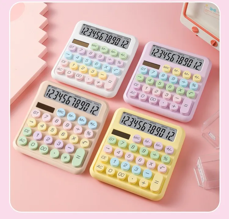 Dopamine Computer High Aesthetic Value Office Student Mechanical Keyboard Dual Power Computer Calculator display picture 10
