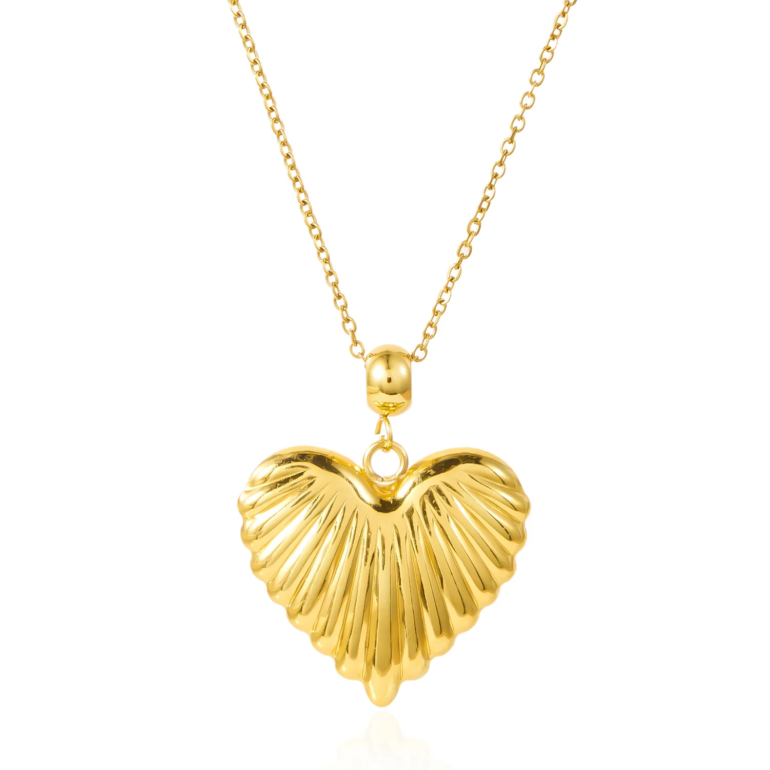 Casual Elegant Modern Style Heart Shape 304 Stainless Steel Women's Pendant Necklace display picture 9