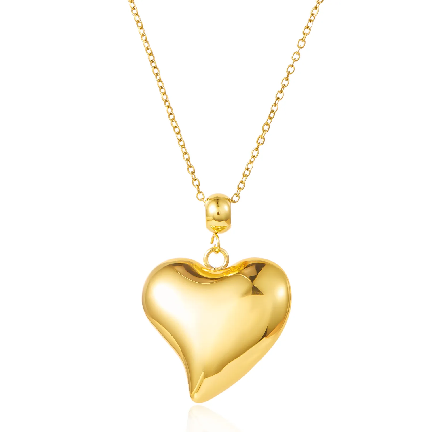 Casual Elegant Modern Style Heart Shape 304 Stainless Steel Women's Pendant Necklace display picture 13