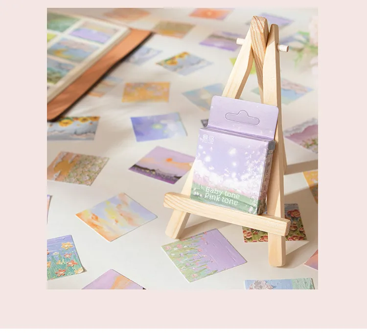Office Culture Stationery Stickers Various Designs Including Landscape Animal Floral Cartoon Elements display picture 7