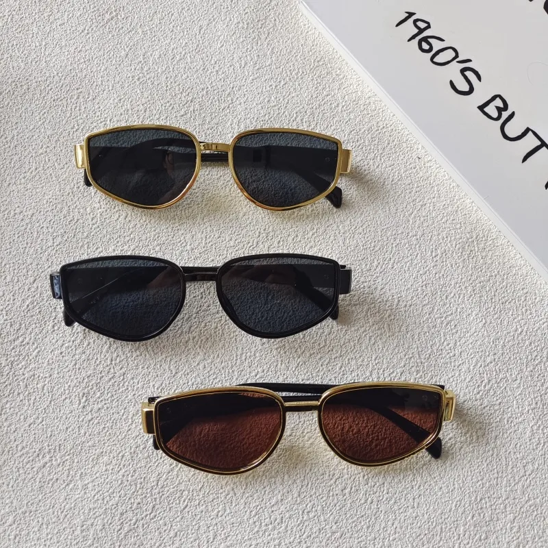 Hip-Hop Vacation Oval Pc Resin Toad Glasses Avaitor Full Frame Glasses display picture 4