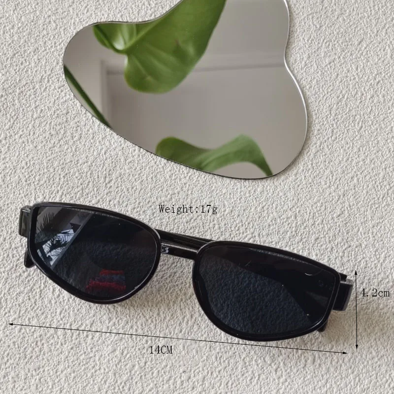 Hip-Hop Vacation Oval Pc Resin Toad Glasses Avaitor Full Frame Glasses display picture 1