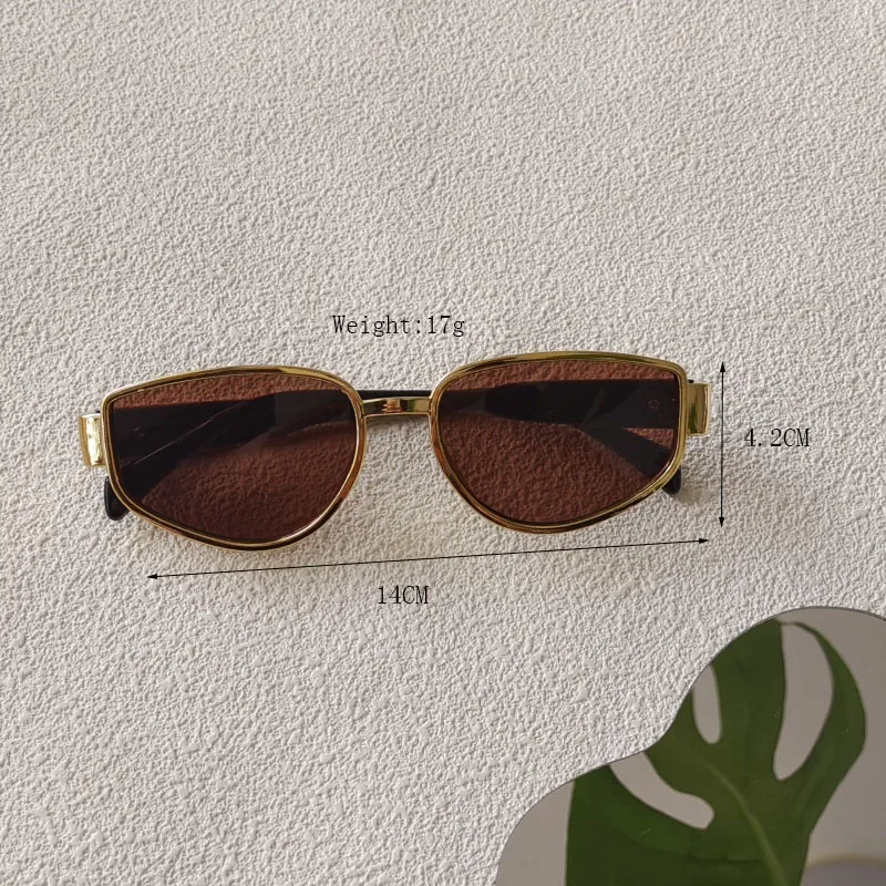 Hip-Hop Vacation Oval Pc Resin Toad Glasses Avaitor Full Frame Glasses display picture 3