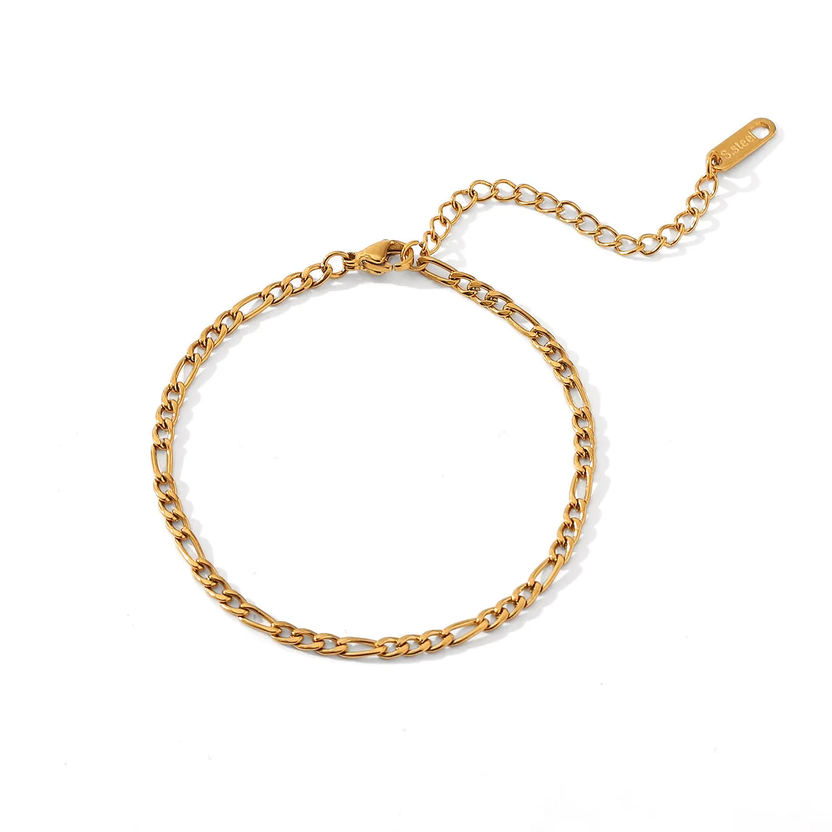 Simple Style Classic Style Solid Color 304 Stainless Steel Titanium Steel 18K Gold Plated Women's Bracelets display picture 10