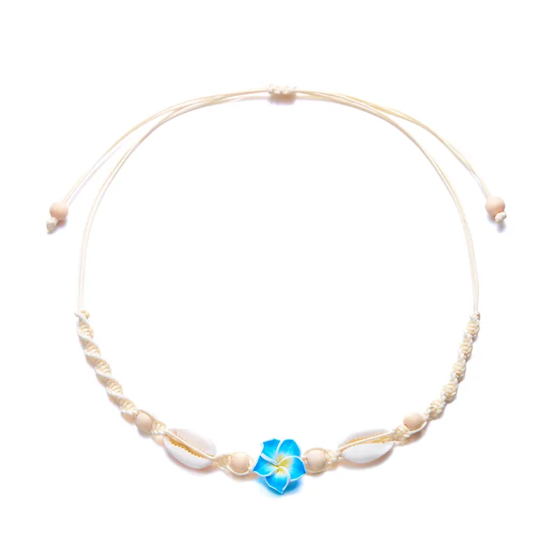 Hawaiian Tropical Modern Style Flower Shell Women's Necklace display picture 6