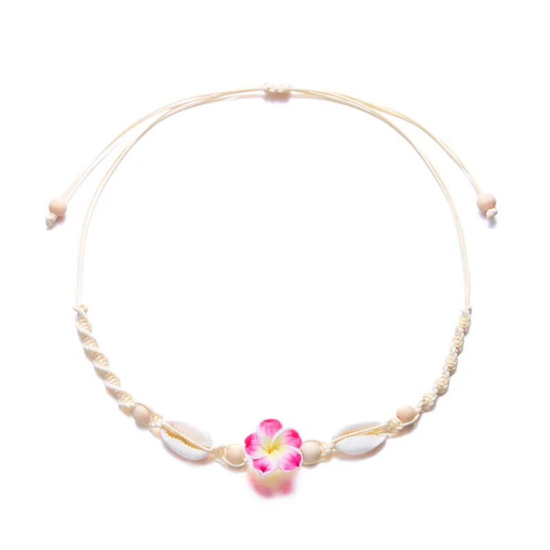 Hawaiian Tropical Modern Style Flower Shell Women's Necklace display picture 10