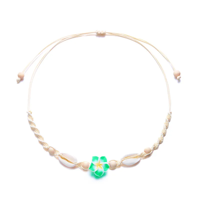 Hawaiian Tropical Modern Style Flower Shell Women's Necklace display picture 19