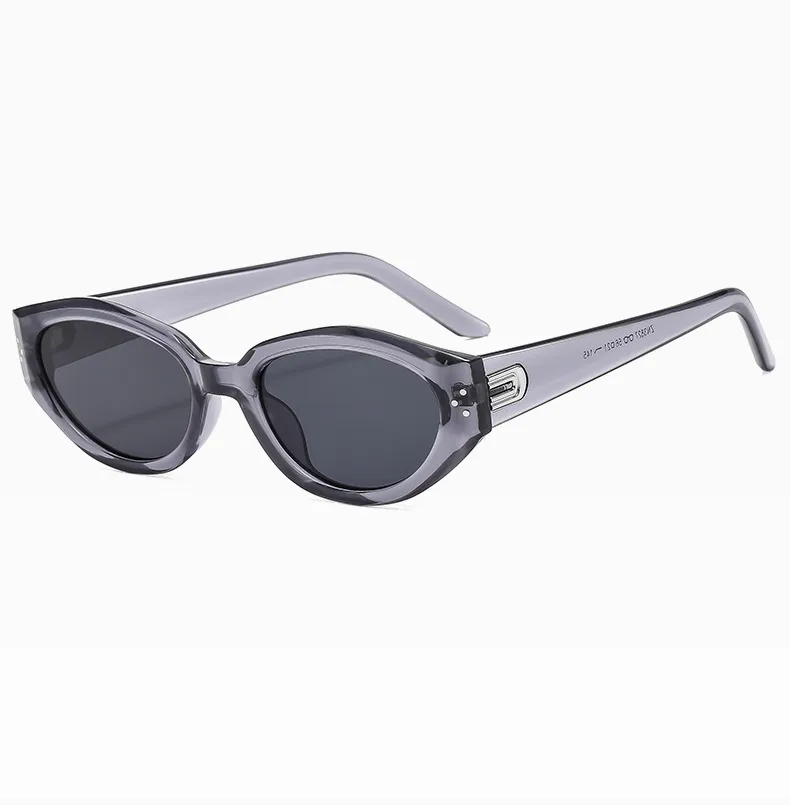 Elegant Solid Color Ac Cat Eye Full Frame Glasses display picture 2