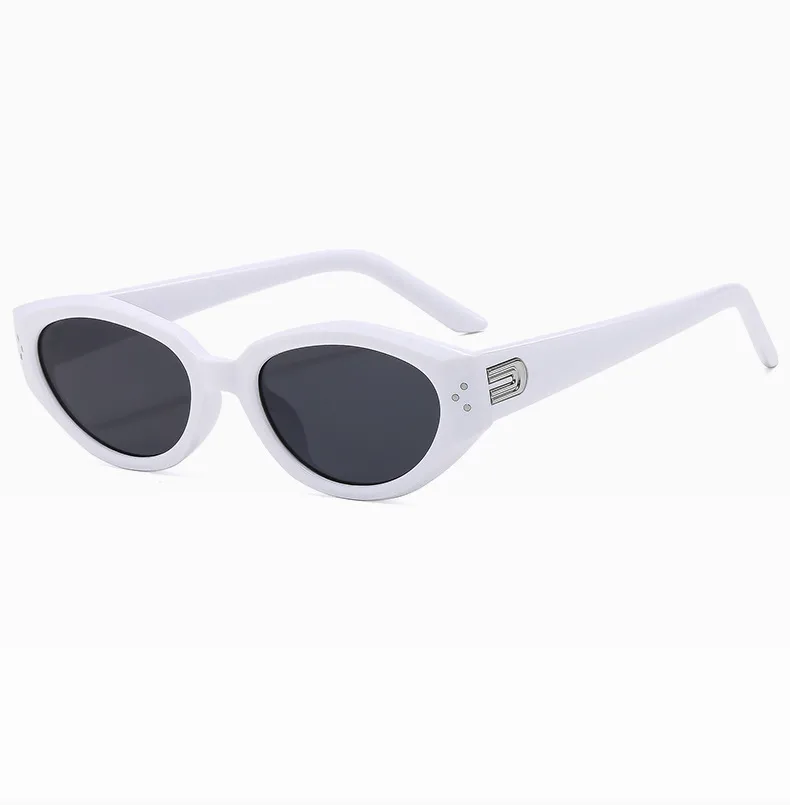 Elegant Solid Color Ac Cat Eye Full Frame Glasses display picture 4