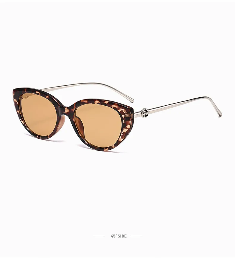 Vacation Simple Style Solid Color Ac Cat Eye Full Frame Glasses display picture 4