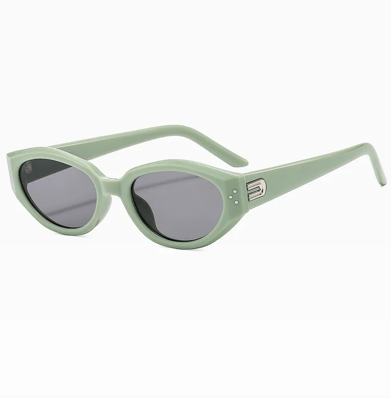 Elegant Solid Color Ac Cat Eye Full Frame Glasses display picture 5