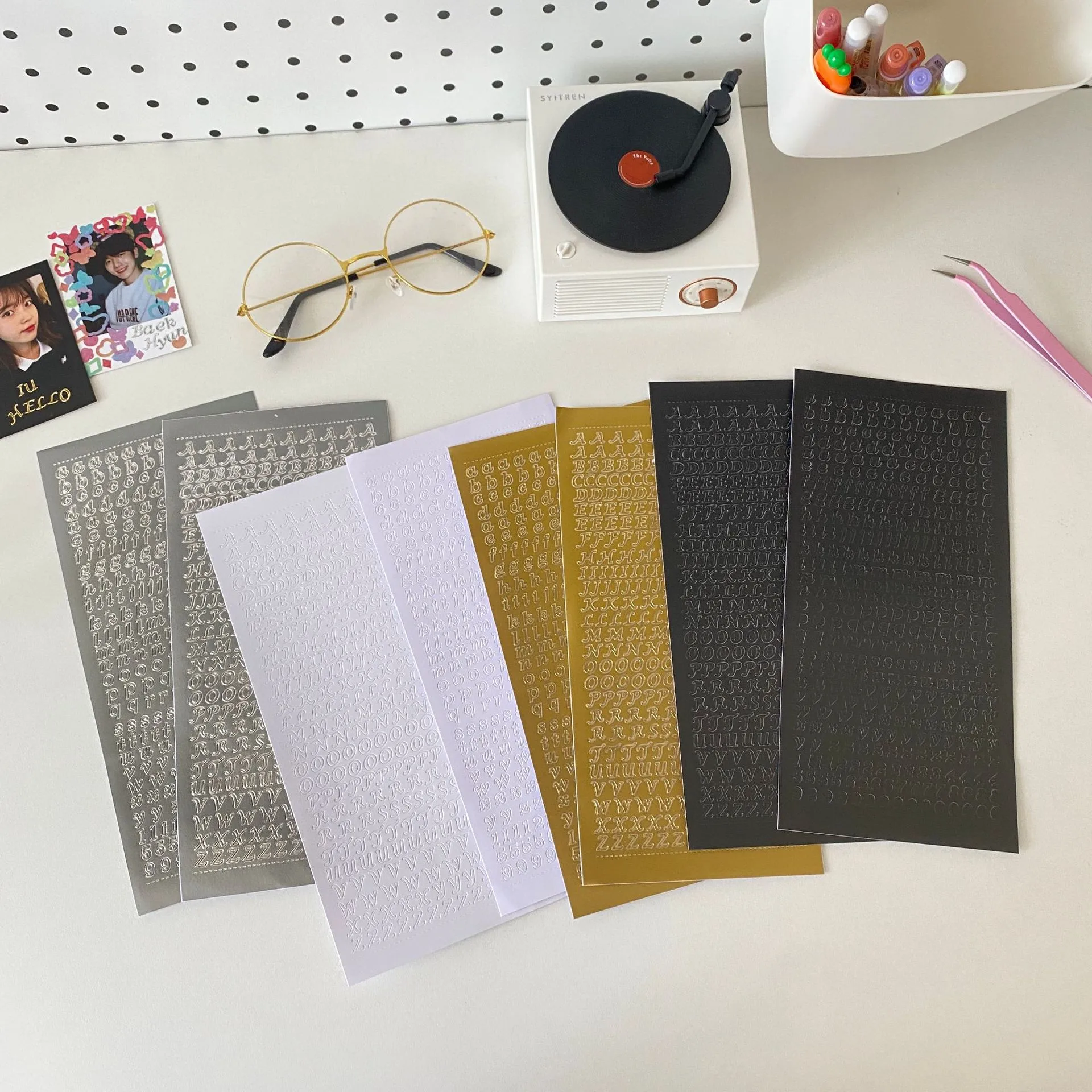 Office/cultural/stationery Stickers - Bookshelf Books Lamp display picture 1
