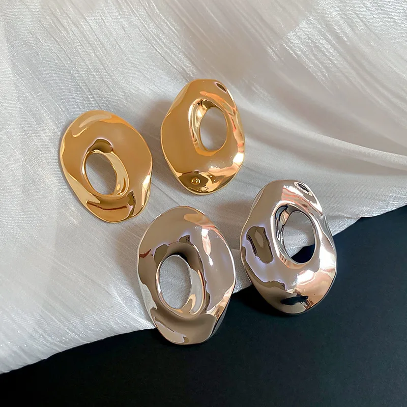 1 Pair Vintage Style Simple Style Geometric Plating Alloy Ear Studs display picture 9