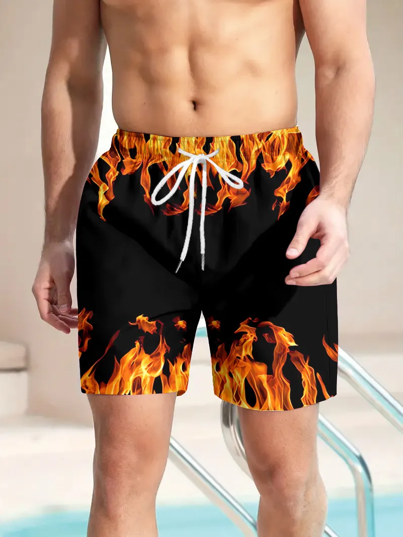 Men's 3D Print Streetwear Regular Fit Men's Bottoms display picture 10