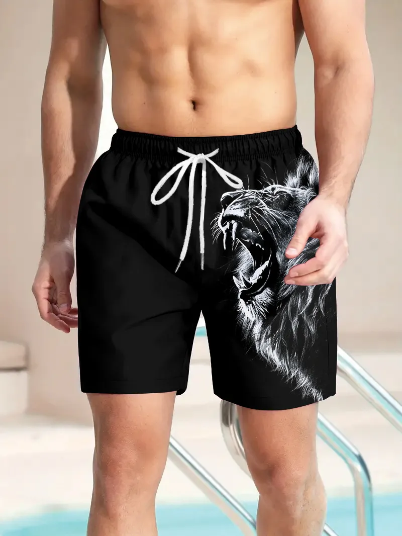 Men's 3D Print Streetwear Regular Fit Men's Bottoms display picture 11