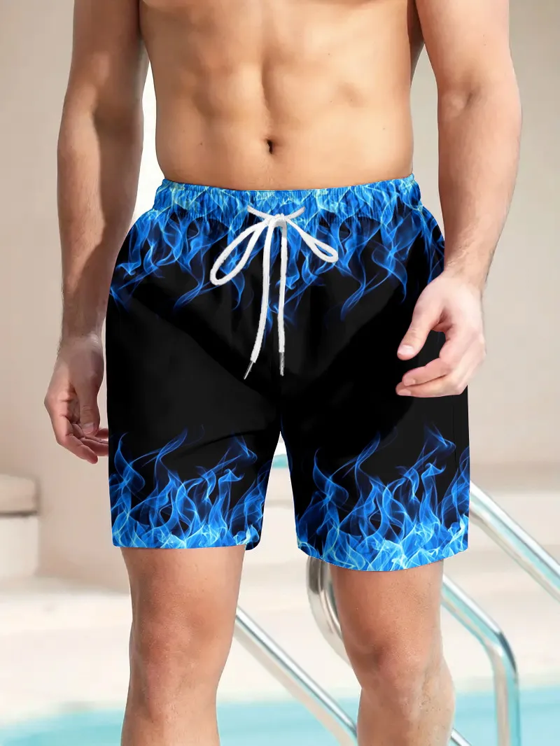 Men's 3D Print Streetwear Regular Fit Men's Bottoms display picture 12