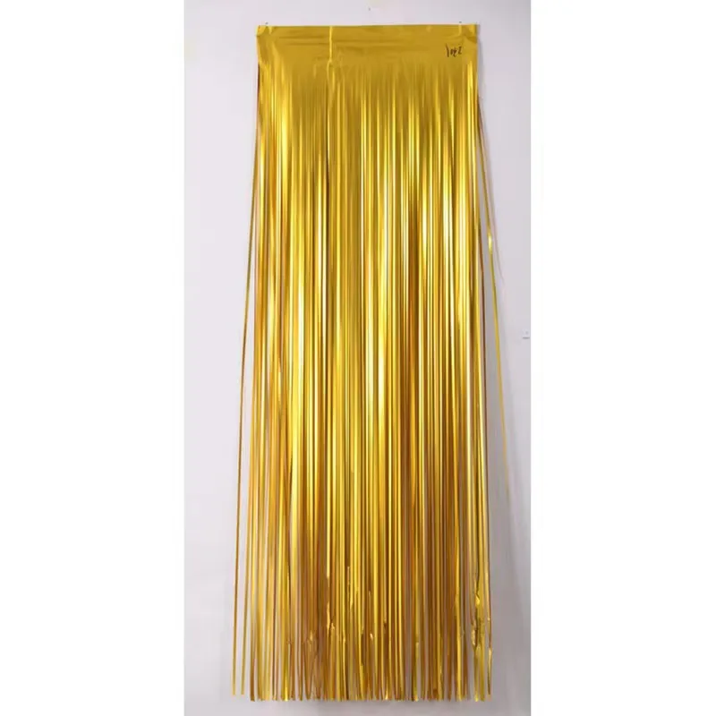 1*2m Rain Curtain Colorful Stripe Glittering Wedding Stage Background Decoration Tassel Door Curtain Laser Rain display picture 5