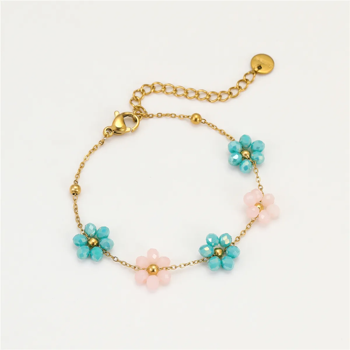 Bohemian Flower 304 Stainless Steel Women's Bracelets display picture 21