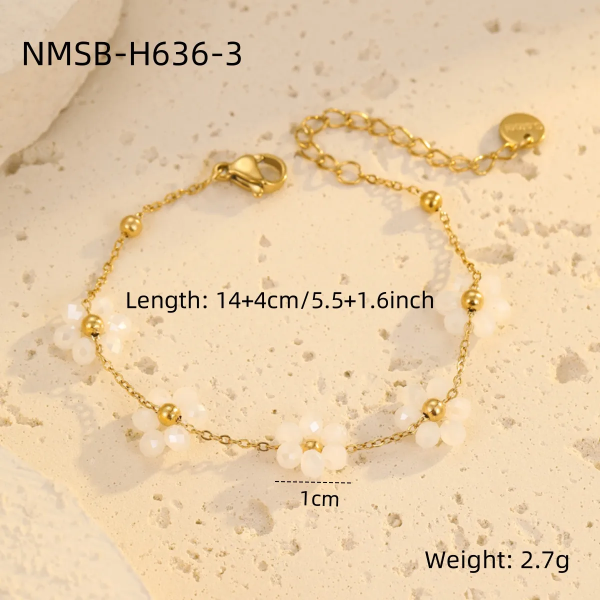 Bohemian Flower 304 Stainless Steel Women's Bracelets display picture 8