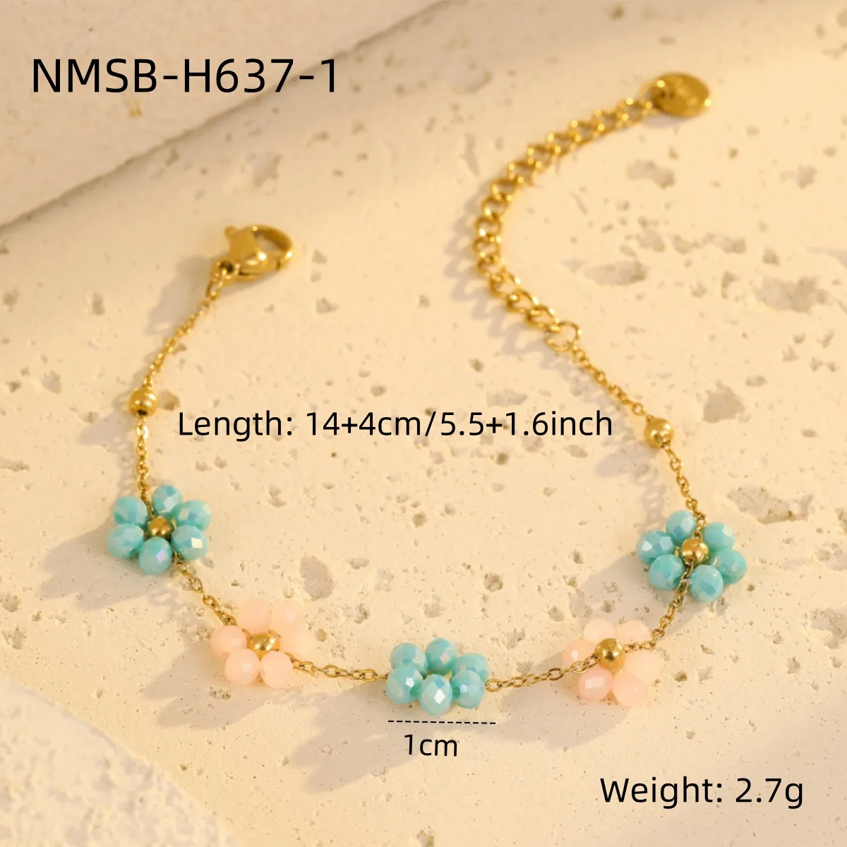 Bohemian Flower 304 Stainless Steel Women's Bracelets display picture 10