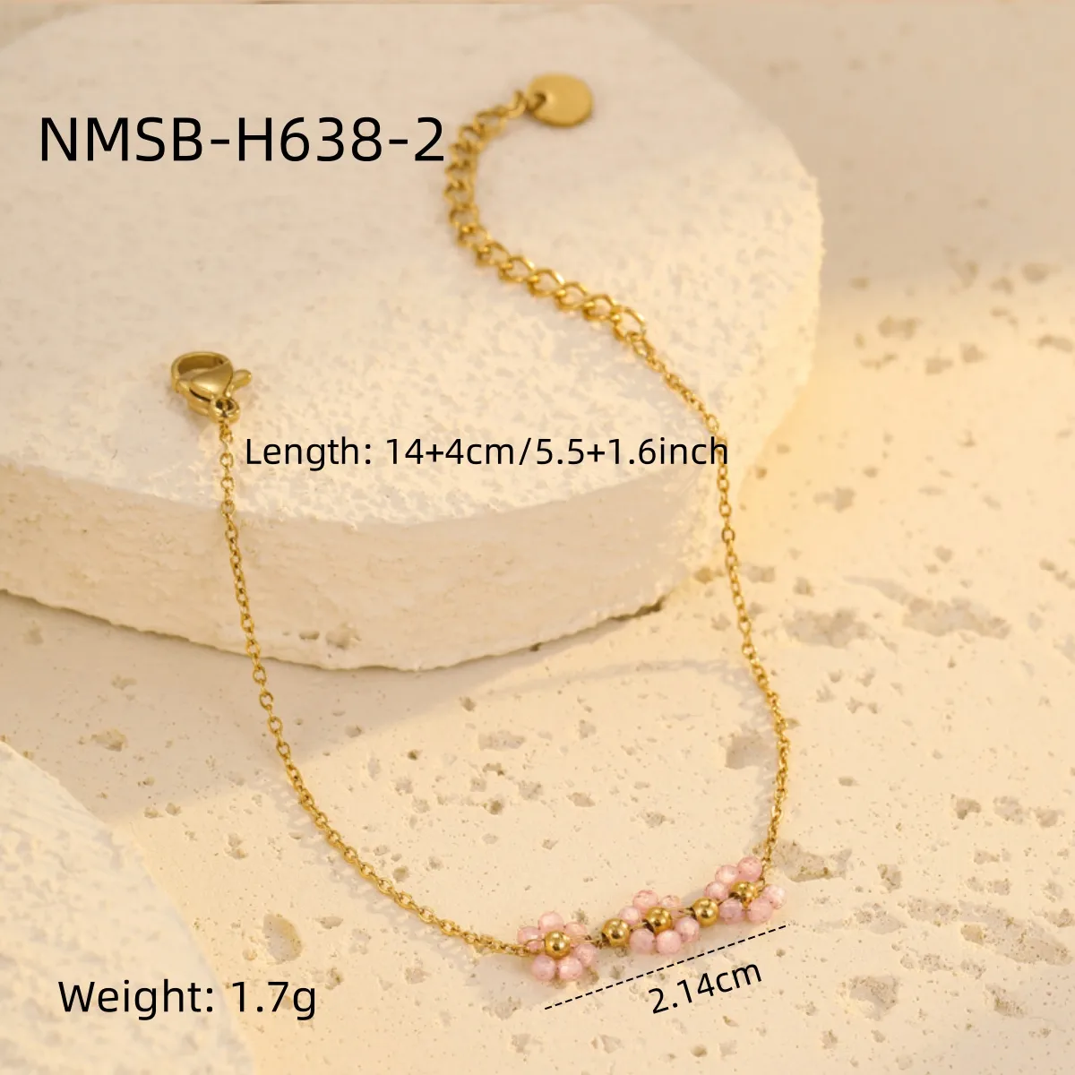 Bohemian Flower 304 Stainless Steel Women's Bracelets display picture 18