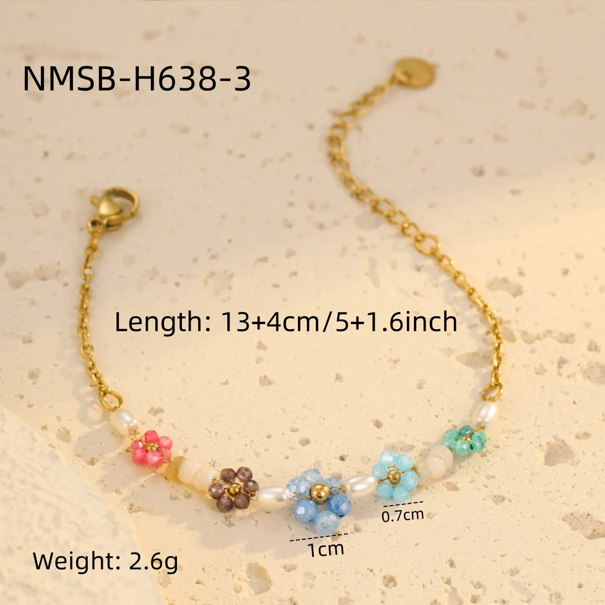 Bohemian Flower 304 Stainless Steel Women's Bracelets display picture 20