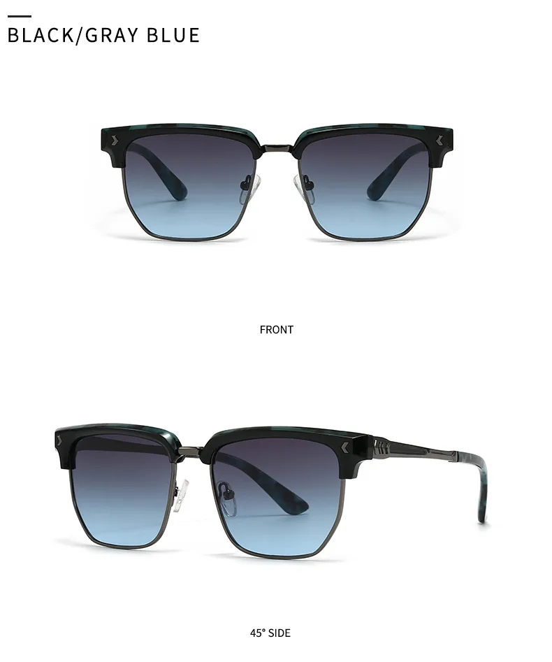 Casual Modern Style Solid Color Pc Polygon Full Frame Glasses display picture 3