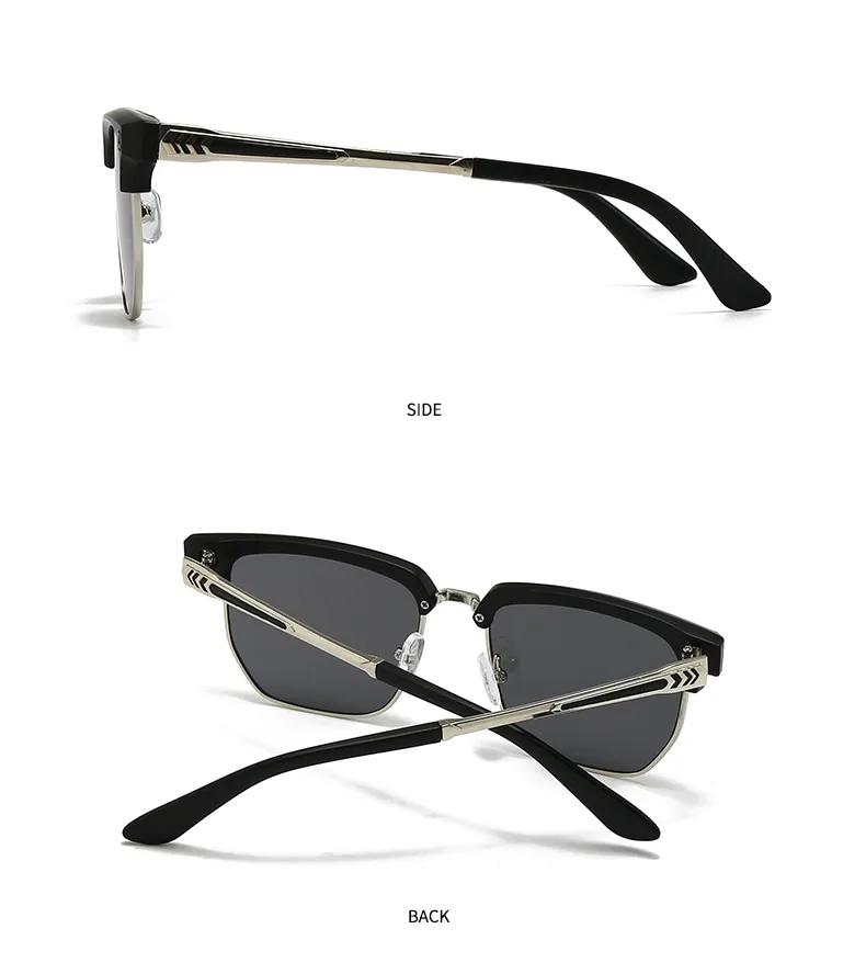Casual Modern Style Solid Color Pc Polygon Full Frame Glasses display picture 4