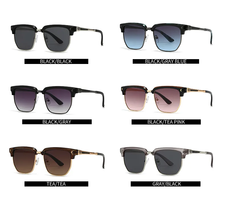 Casual Modern Style Solid Color Pc Polygon Full Frame Glasses display picture 7