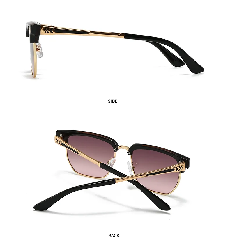 Casual Modern Style Solid Color Pc Polygon Full Frame Glasses display picture 9