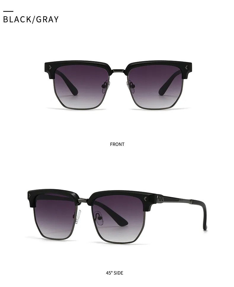 Casual Modern Style Solid Color Pc Polygon Full Frame Glasses display picture 11