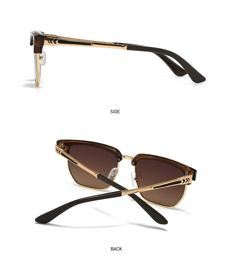 Casual Modern Style Solid Color Pc Polygon Full Frame Glasses display picture 10