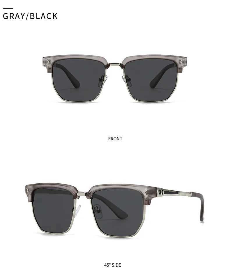 Casual Modern Style Solid Color Pc Polygon Full Frame Glasses display picture 16
