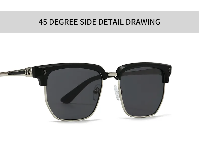 Casual Modern Style Solid Color Pc Polygon Full Frame Glasses display picture 14