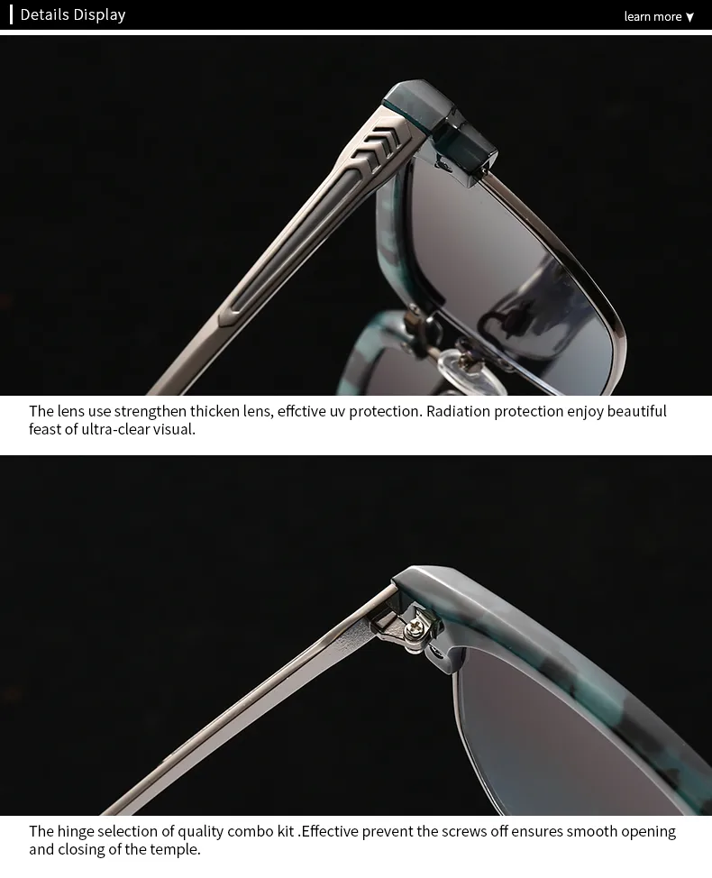 Casual Modern Style Solid Color Pc Polygon Full Frame Glasses display picture 18