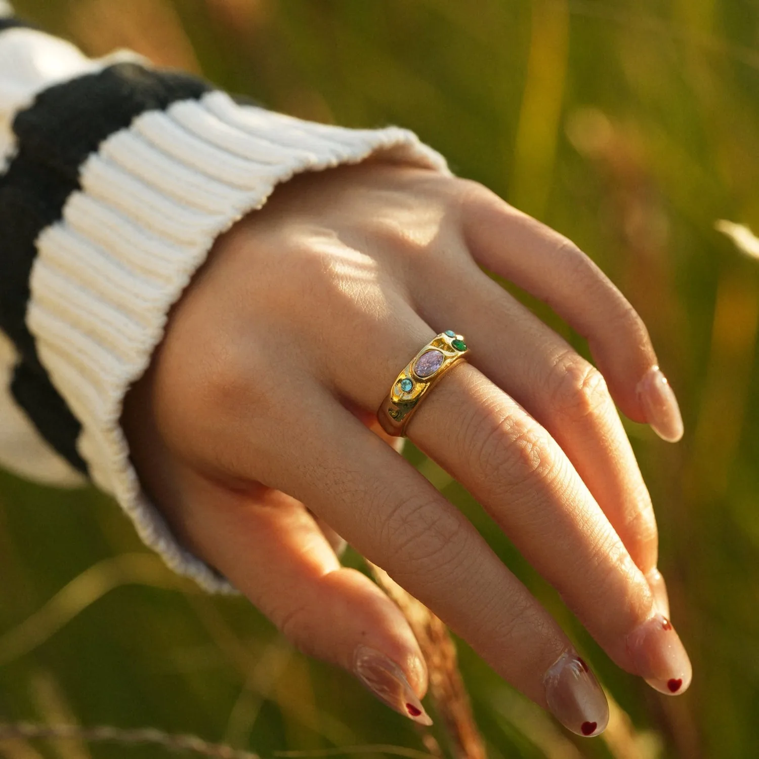 Modern Style Simple Style Geometric 304 Stainless Steel Women's Rings display picture 2