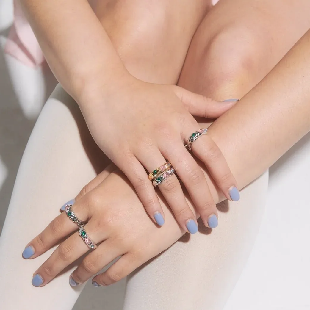 Modern Style Simple Style Geometric 304 Stainless Steel Women's Rings display picture 8