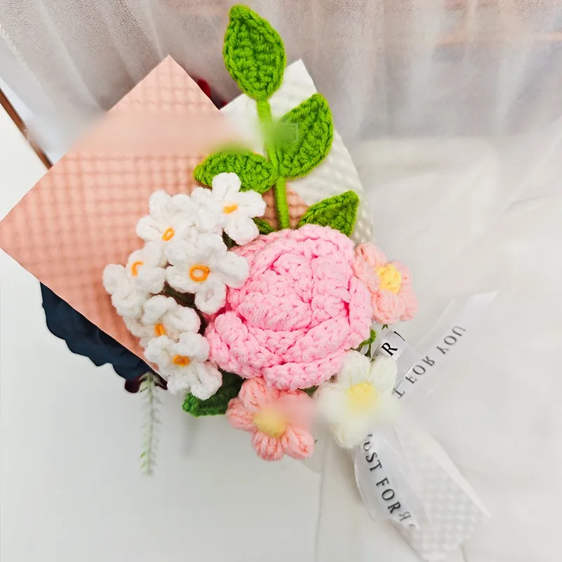 1 Piece Flower Indoor Date Knit Romantic display picture 2