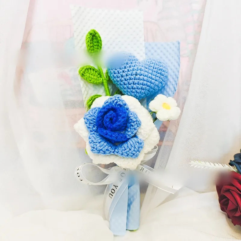 1 Piece Flower Indoor Date Knit Romantic display picture 3