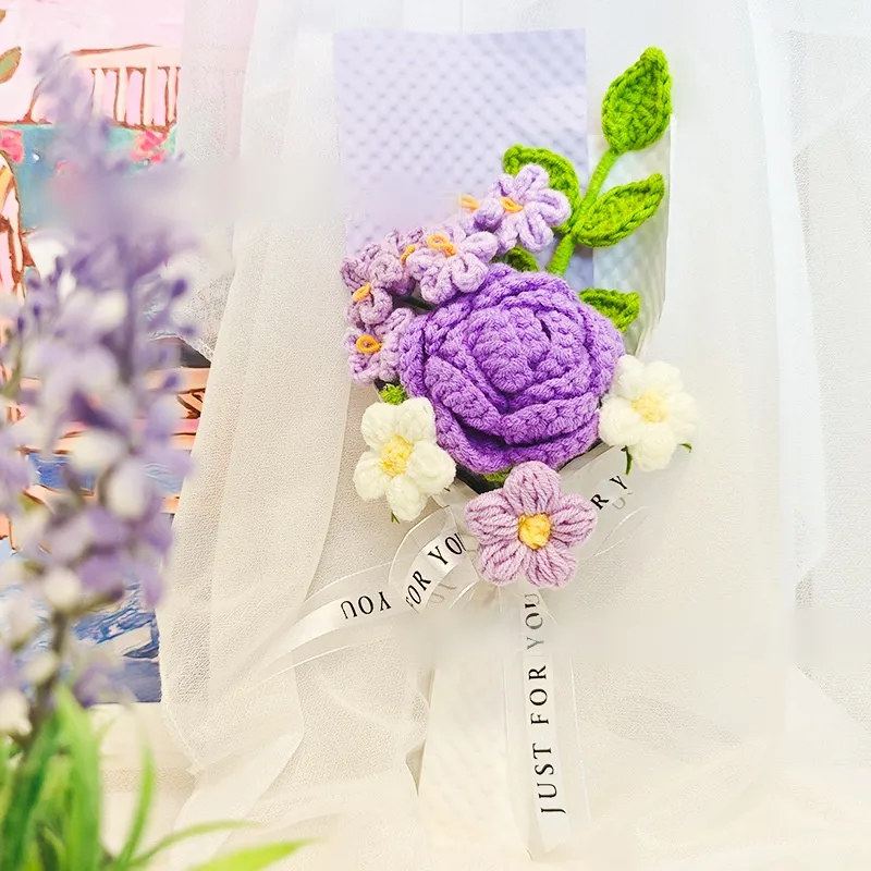 1 Piece Flower Indoor Date Knit Romantic display picture 10