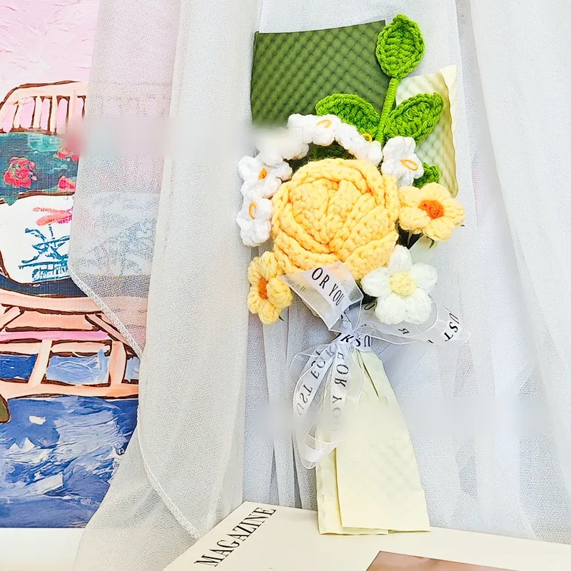 1 Piece Flower Indoor Date Knit Romantic display picture 7