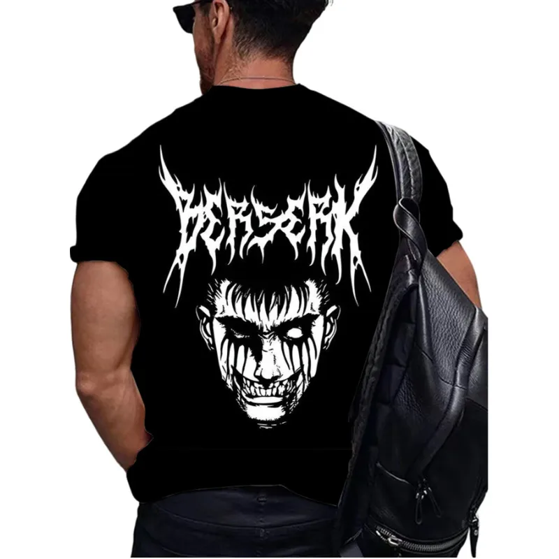 Men's Letter Cattle Simple Style Round Neck Short Sleeve Loose Men's T-shirt display picture 16
