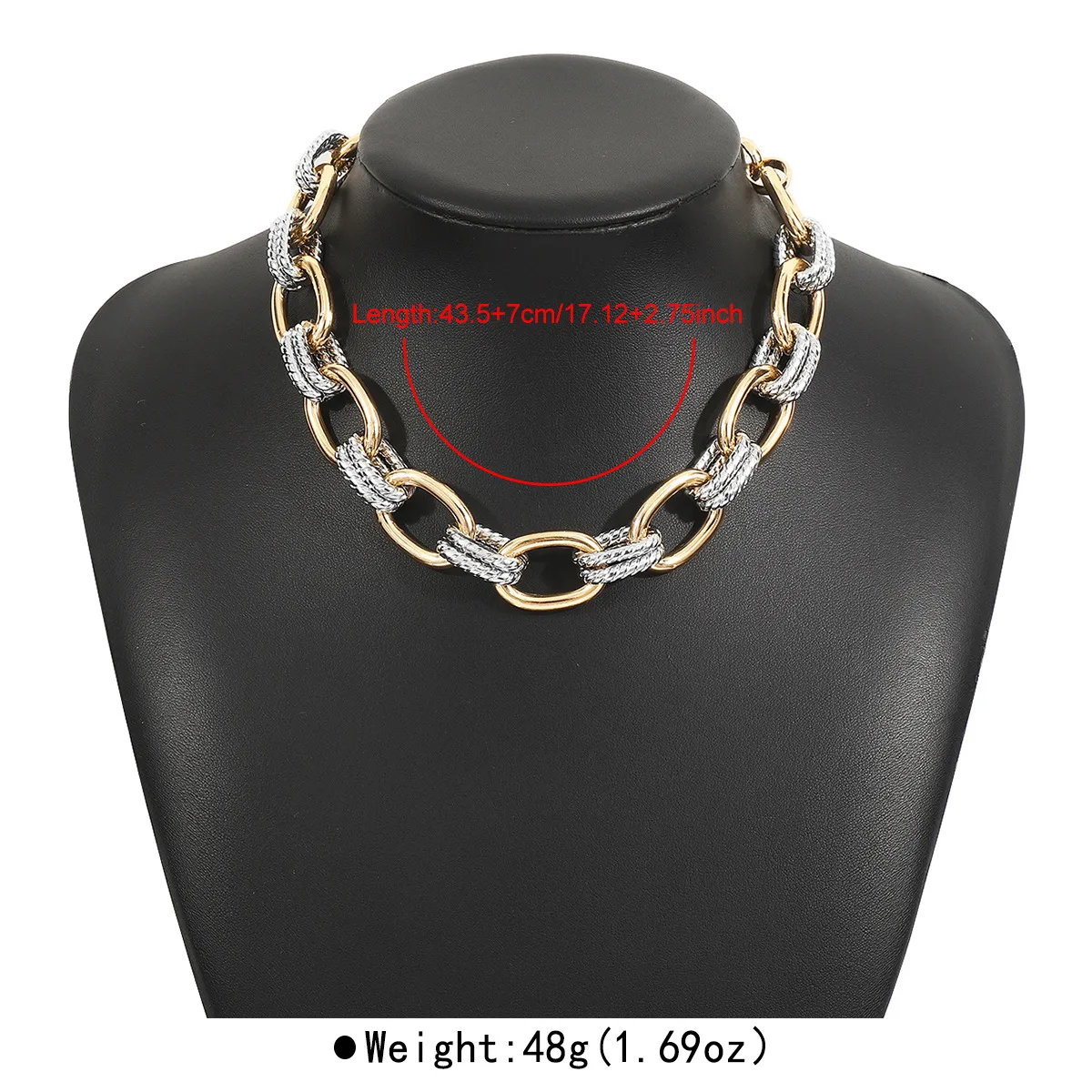 Simple Style Commute Geometric Alloy Iron Aluminum Plating Women's Bracelets Necklace display picture 2