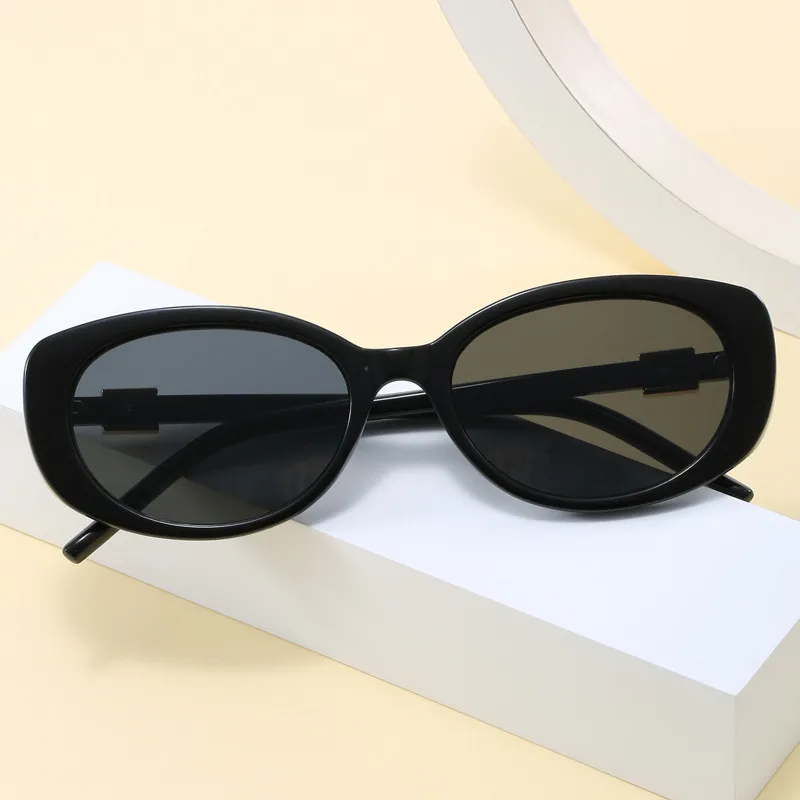 Elegant Simple Style Solid Color Ac Oval Frame Full Frame Glasses display picture 1