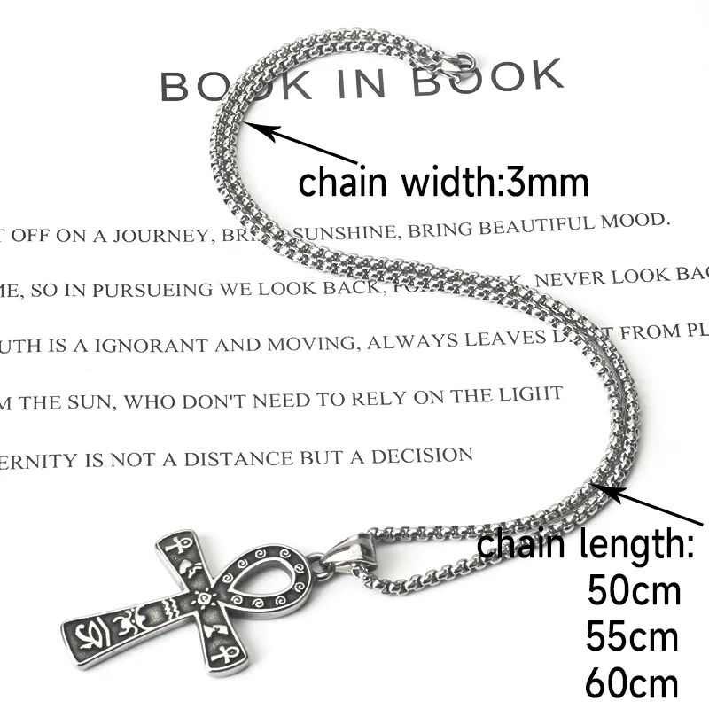 Hip-Hop Rock Punk Cross Titanium Steel Men's Necklace display picture 2