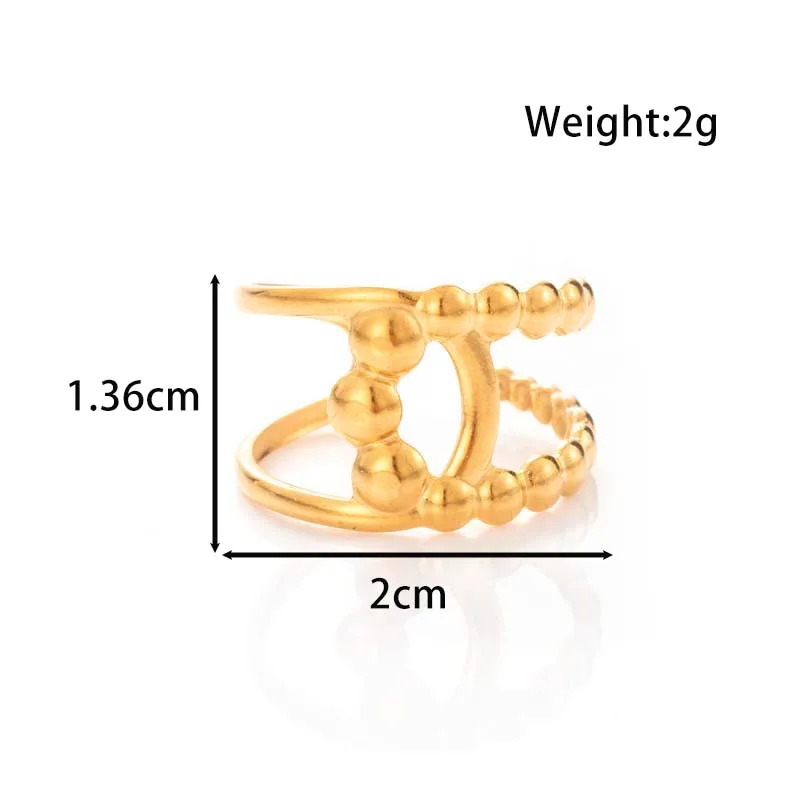 French Style Simple Style Geometric 304 Stainless Steel Unisex Jewelry Set display picture 5