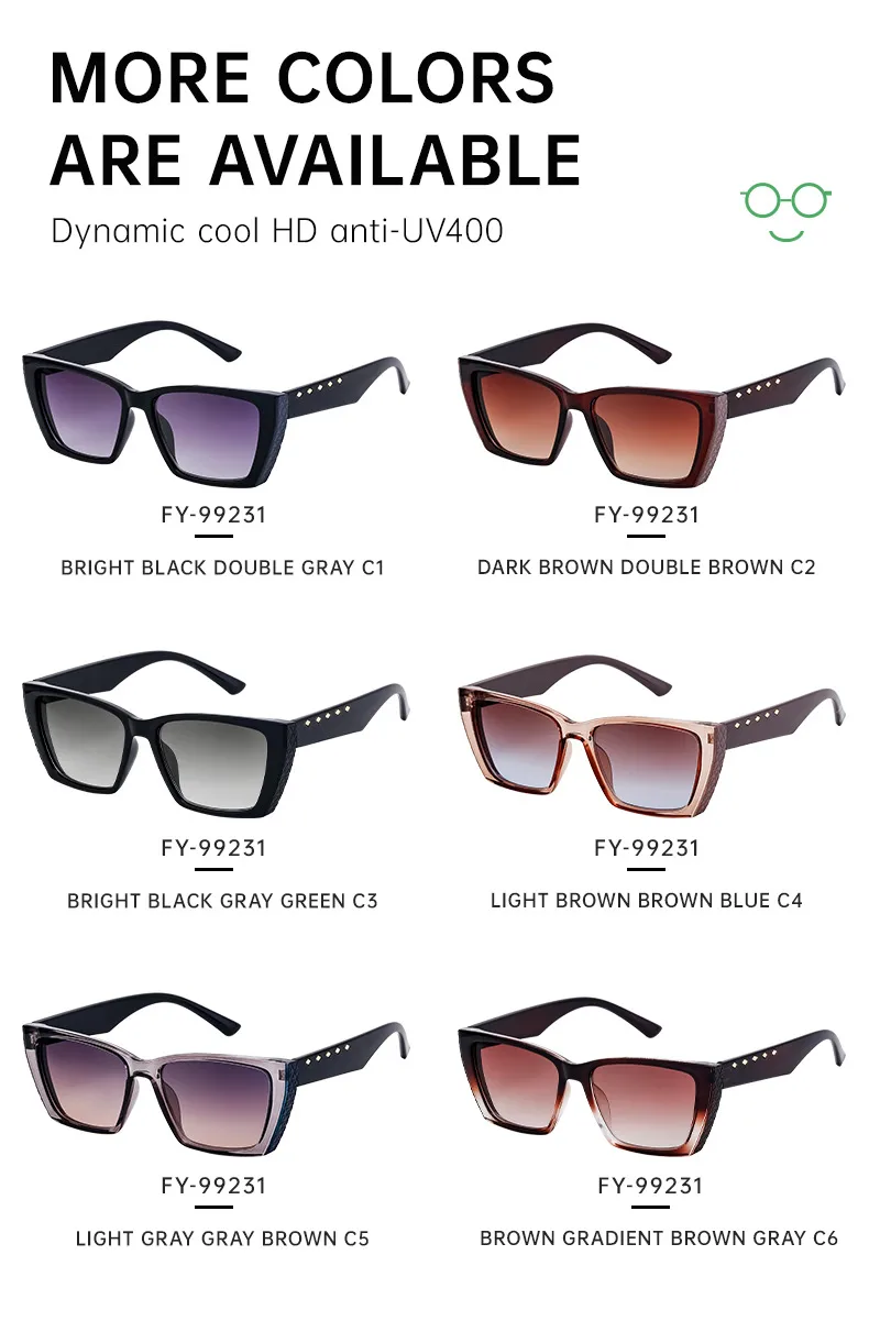 Modern Style Geometric Pc Square Full Frame Glasses display picture 9