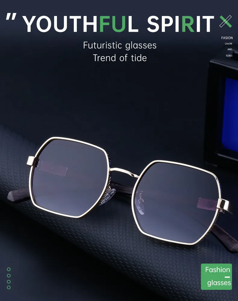 Retro Classic Style Solid Color Pc Square Full Frame Glasses display picture 1