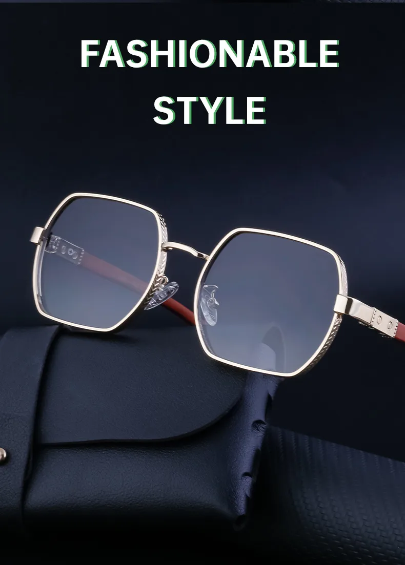 Retro Classic Style Solid Color Pc Square Full Frame Glasses display picture 2