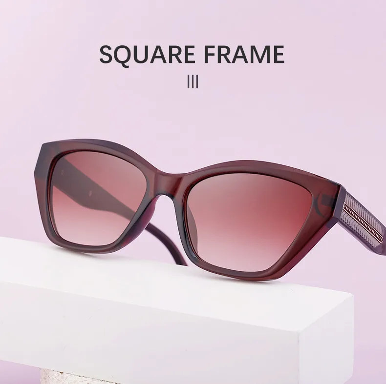 Vacation Classic Style Solid Color Pc Cat Eye Full Frame Glasses display picture 5